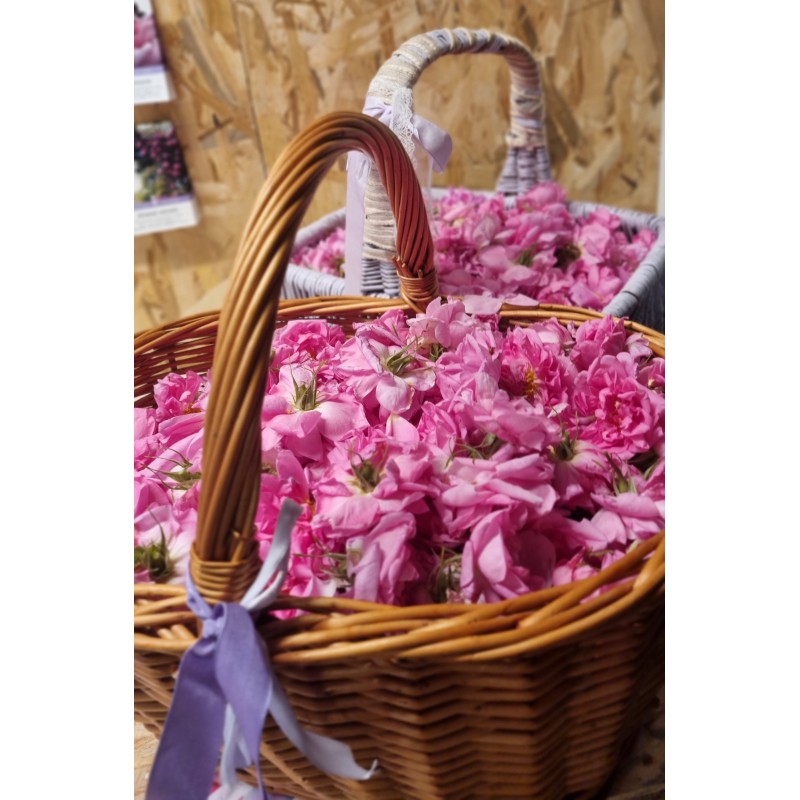 Hydrolat de rose de damas, production locale,  sans conservateur et sans ingrédient de synthèse-Roseraie Ducher